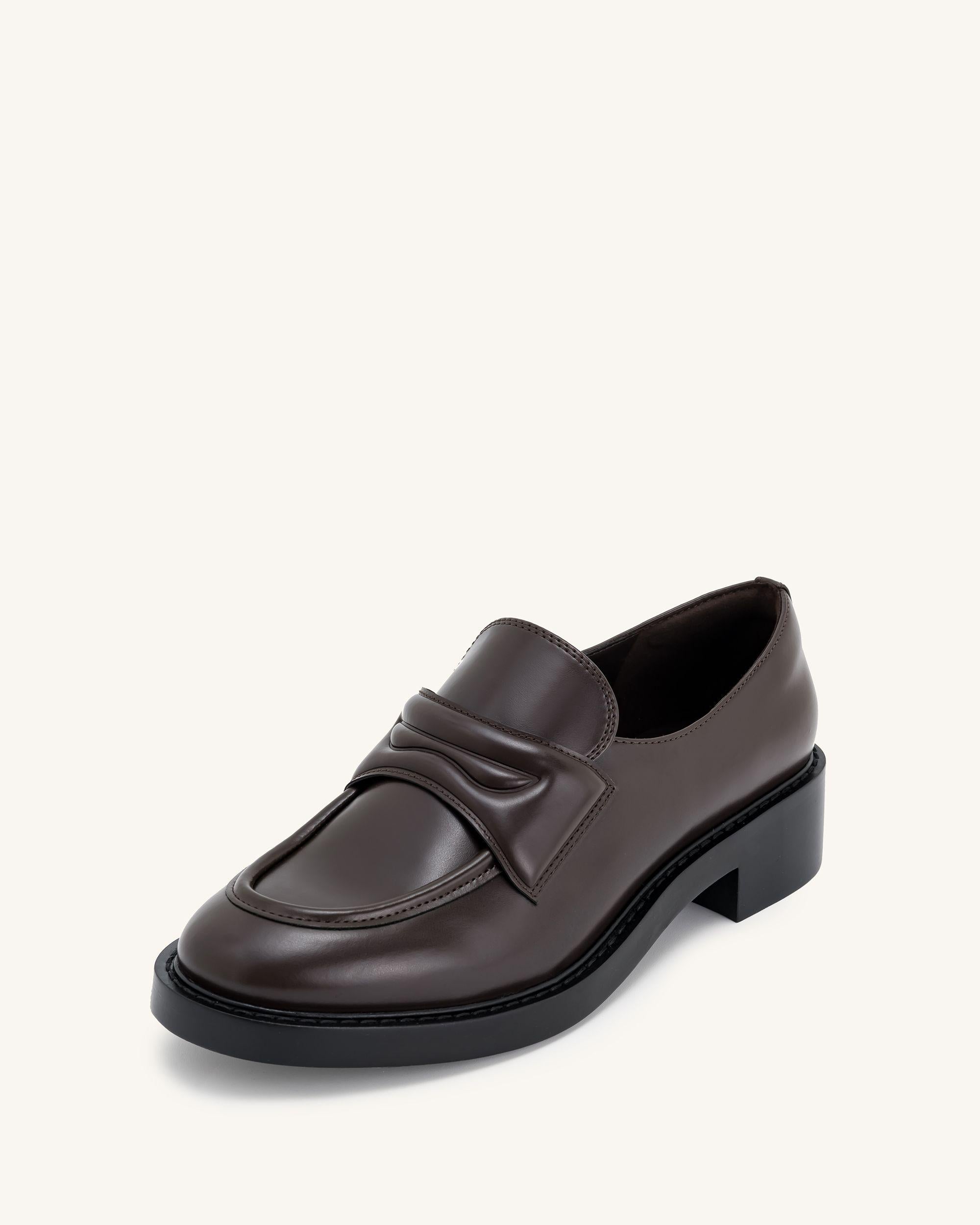 Micah Chunky Loafer - Brown - Image 6