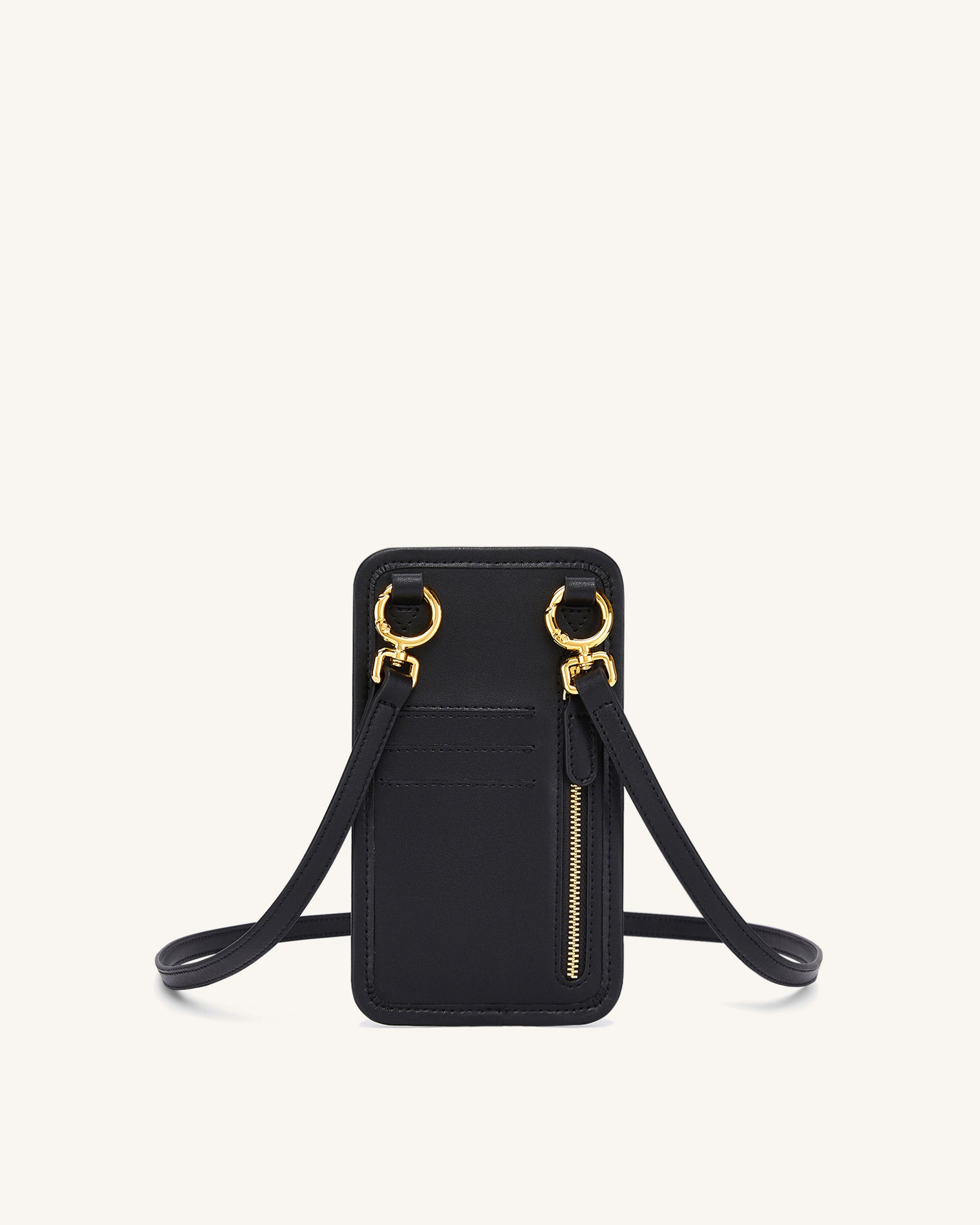 Aylin Canvas Phone Bag - Black - Image 3