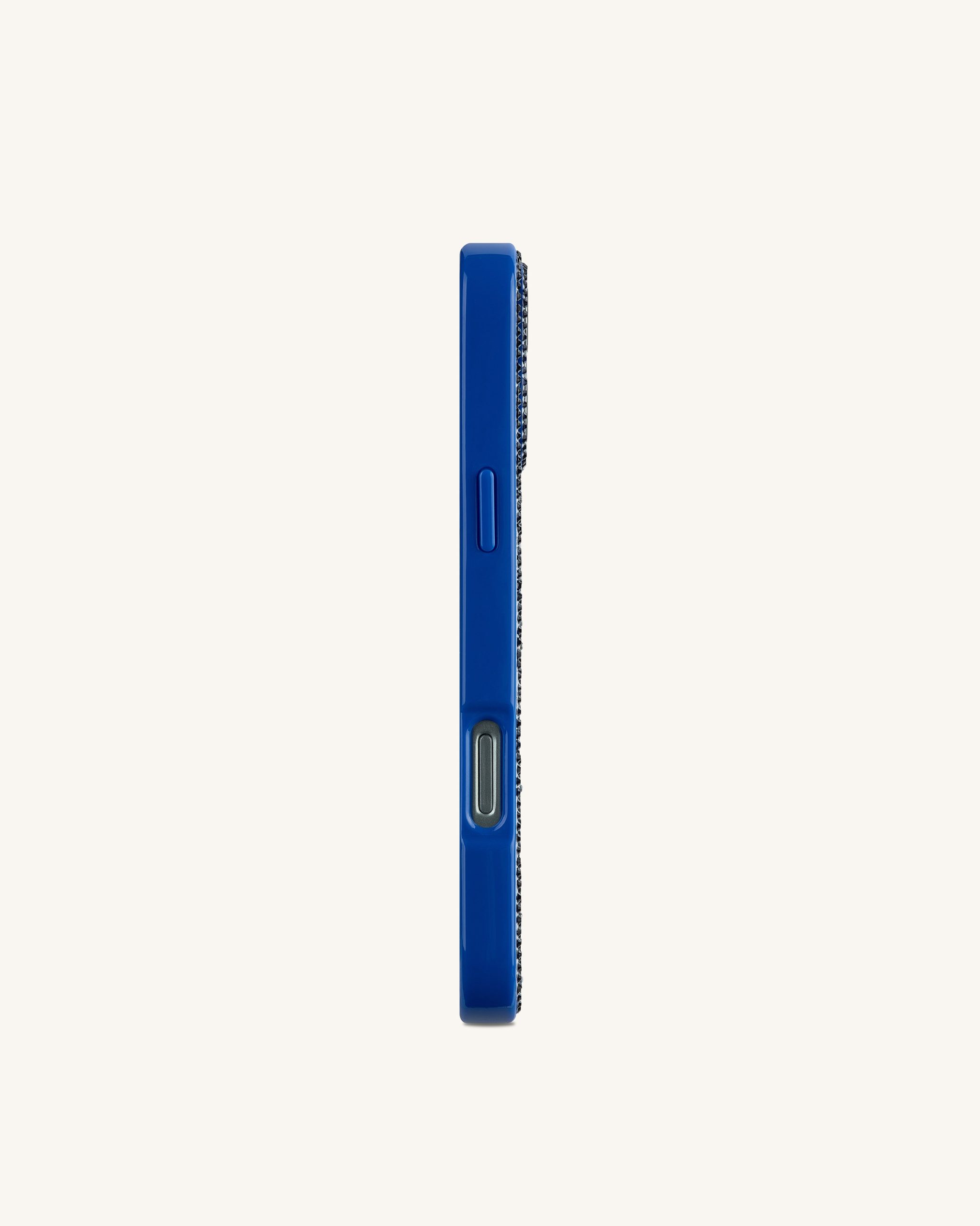 Ocean Shell Artificial Crystal Phone Case – Blue - Image 3