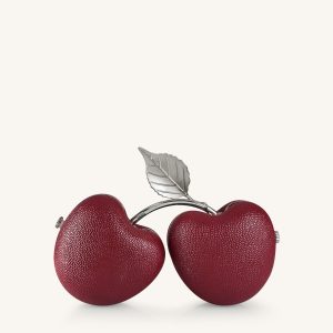Aureline Cherry Shaped Clutch - Red