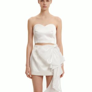 Sweetheart Bustier - White