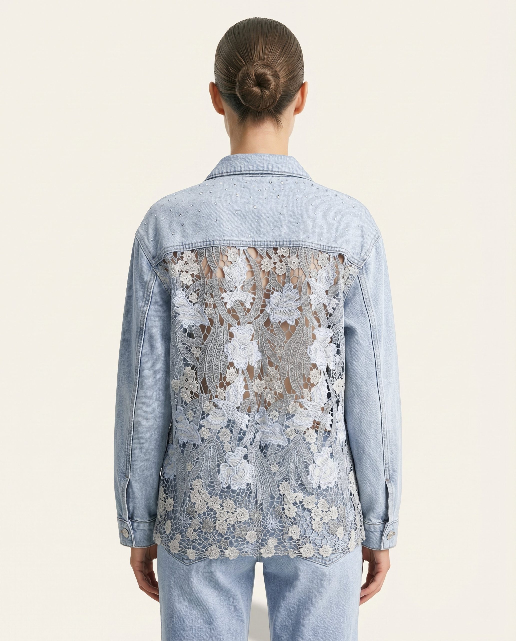 The Double Agent Denim Shirt - Light Blue - Image 2