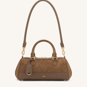 Josie Barrel Shoulder Bag - Brown