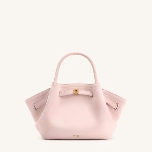 Hana Mini Faux Suede Tote Bag - Pink