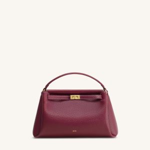 Carmen Top Handle Bag - Burgundy