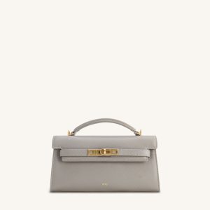 Noor Top Handle Bag - Elephant Gray