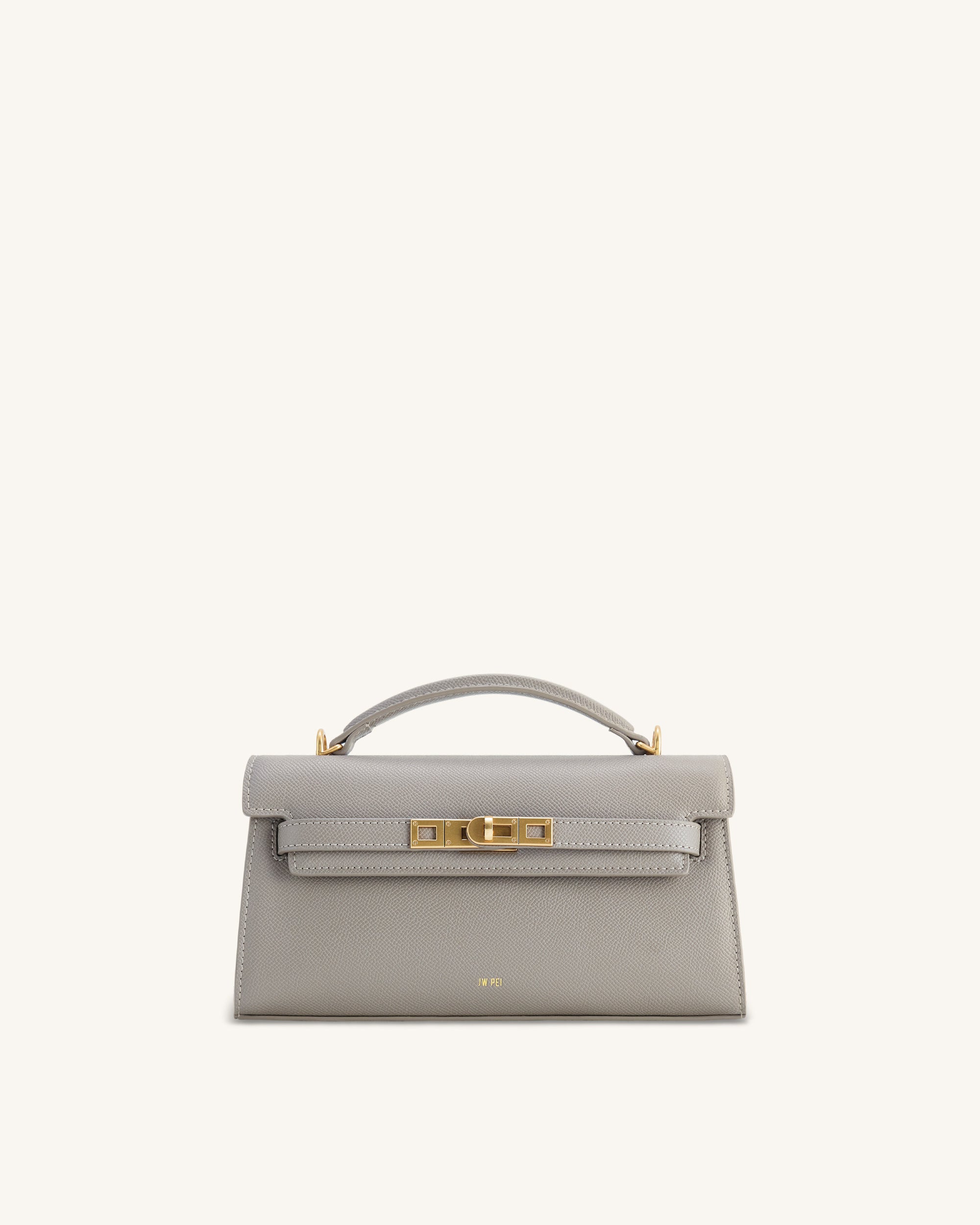 Noor Top Handle Bag - Elephant Gray
