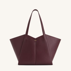 Kiana Large Capacity Tote Bag - Deep Claret