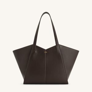 Kiana Large Capacity Tote Bag - Caramel