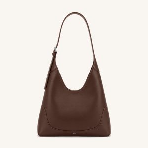 Willow Soft Hobo Shoulder Bag - Dark Brown