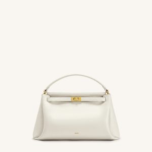 Carmen Top Handle Bag - White