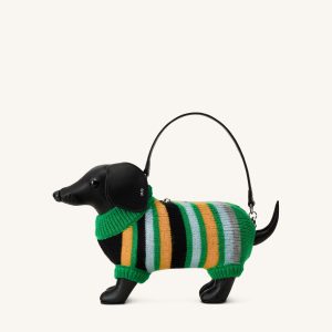 Addison Dachshund Handbag - Black