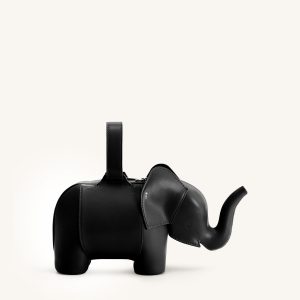 Claire Elephant Shaped Handbag - Black