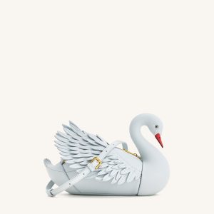 Alani Swan Shaped Crossbody Bag - Light Blue