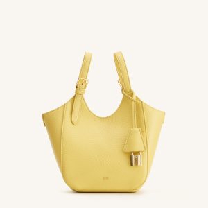 Ines Padlock Tote Bag - Yellow