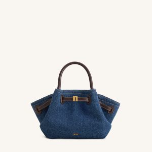 Hana Mini Tote Bag - Blue Denim