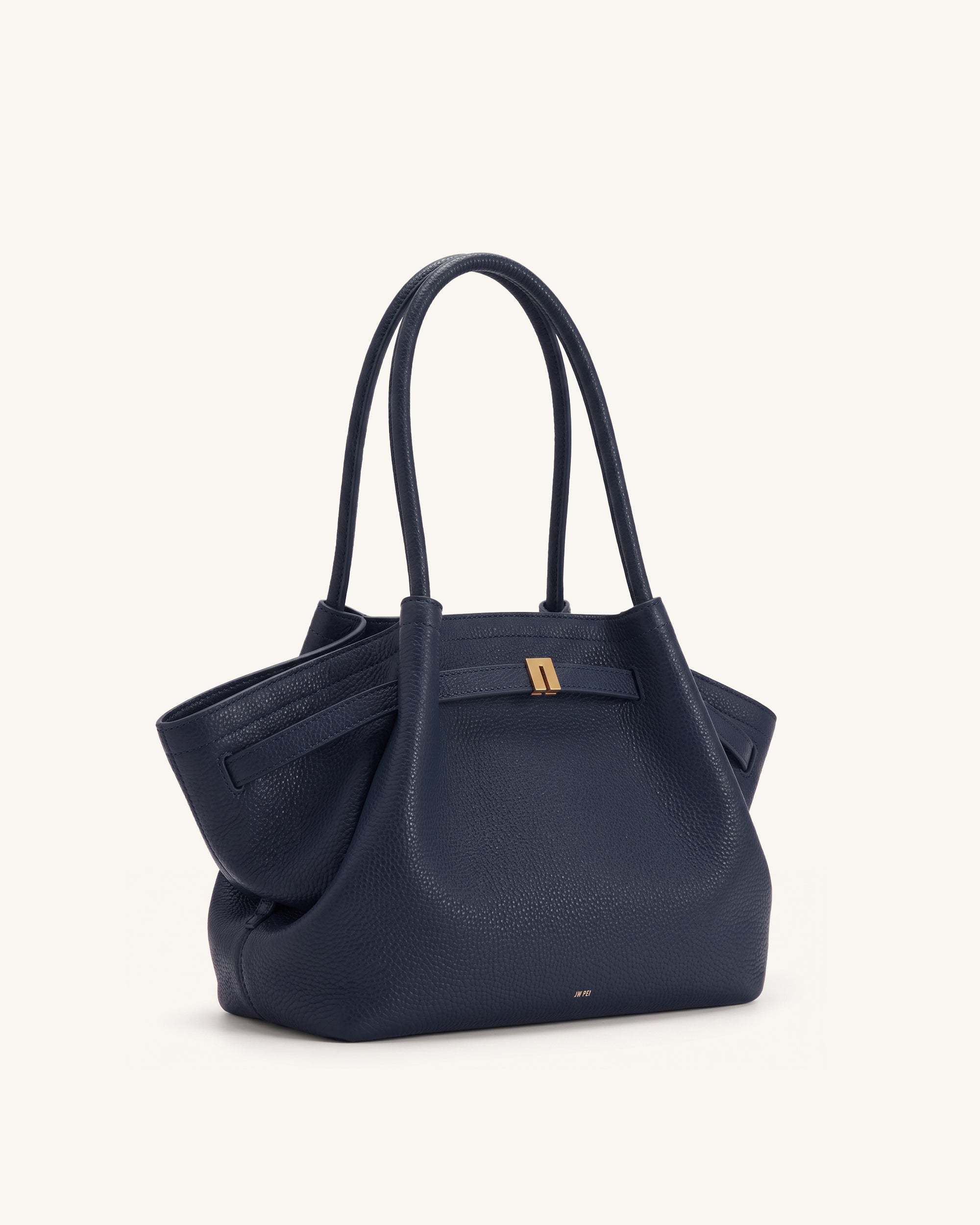 Hana Medium Tote Bag - Navy Blue - Image 2