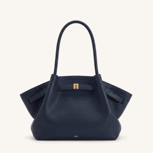 Hana Medium Tote Bag - Navy Blue