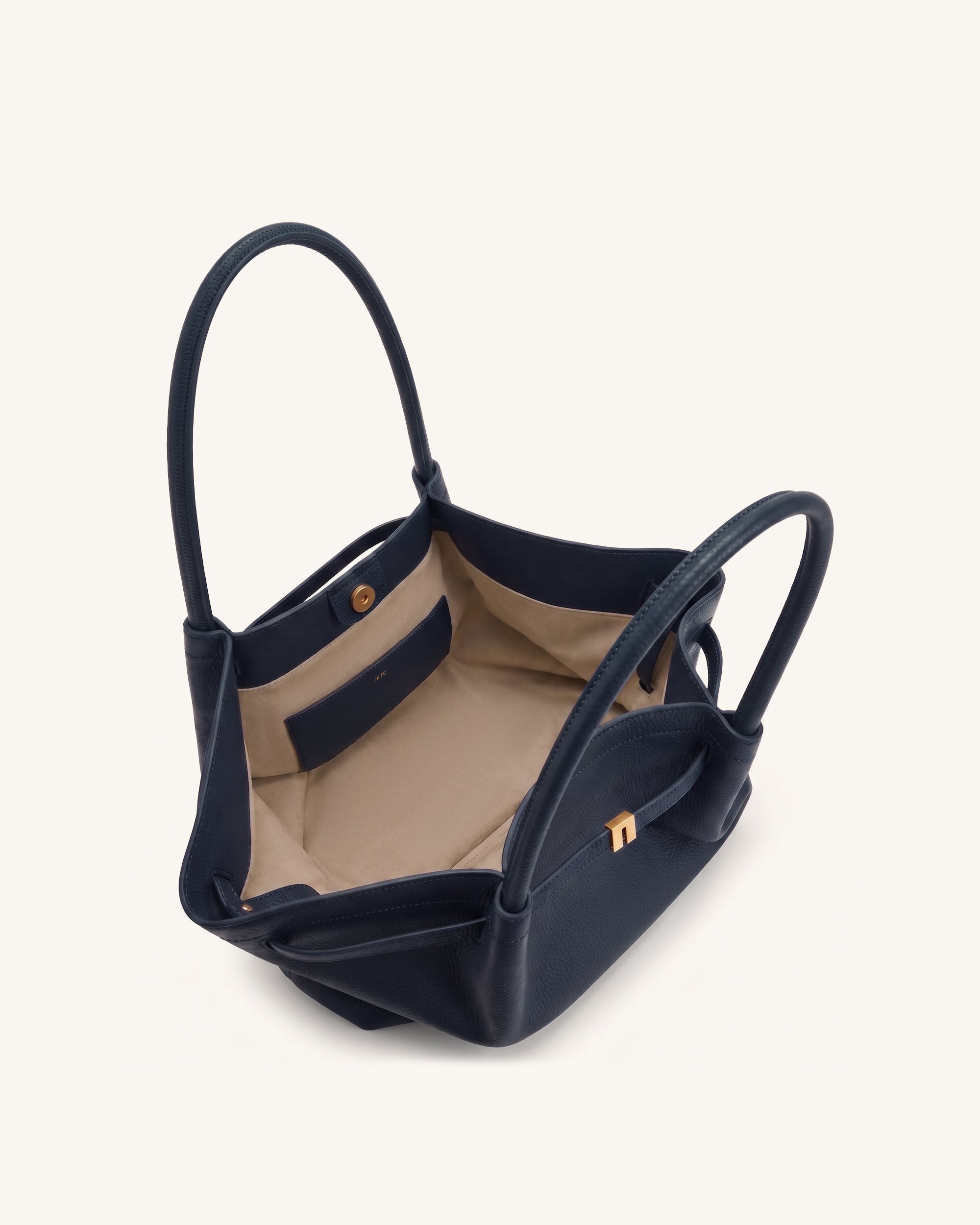 Hana Medium Tote Bag - Navy Blue - Image 4
