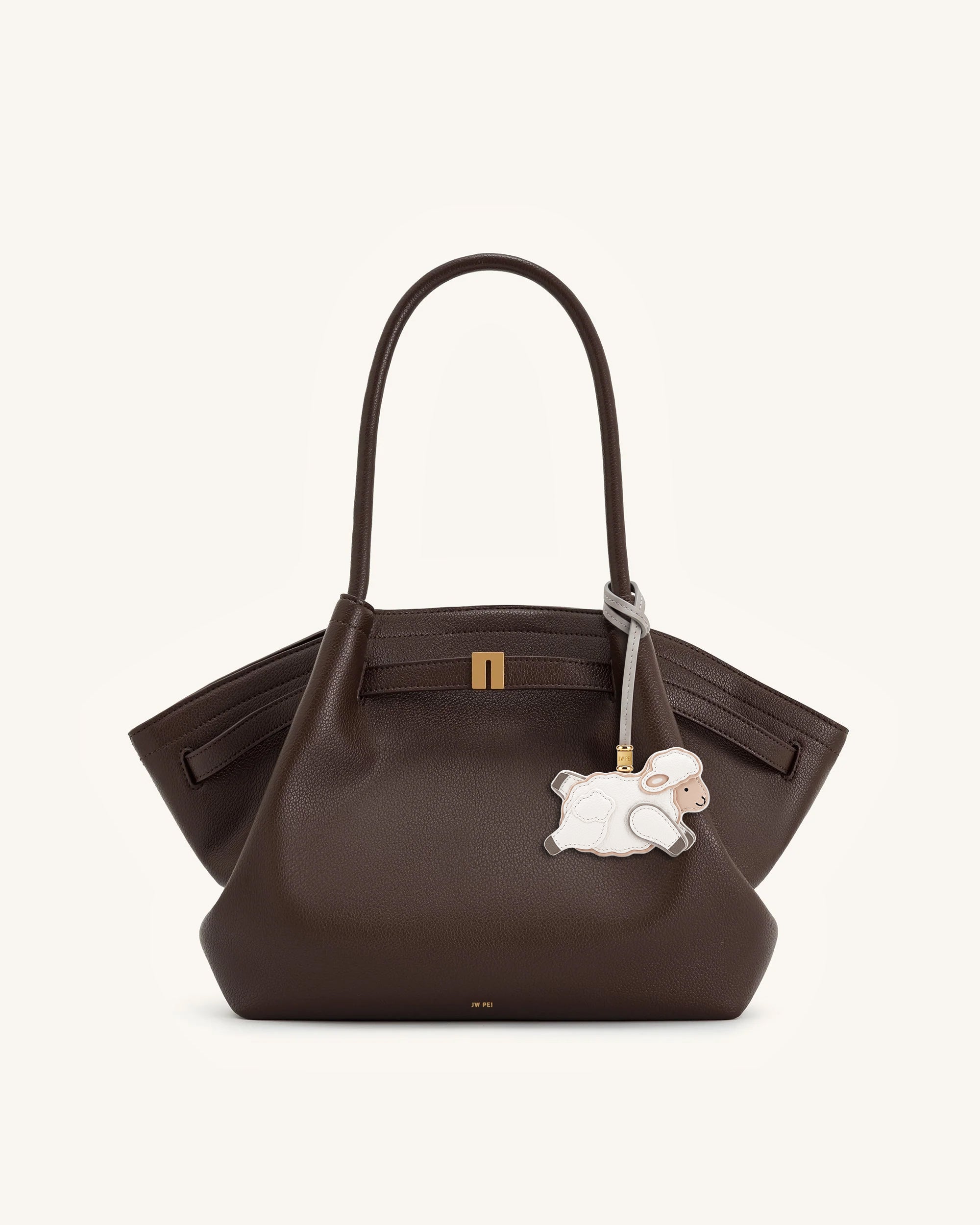 Little Sheep Bag Charm - White - Image 3