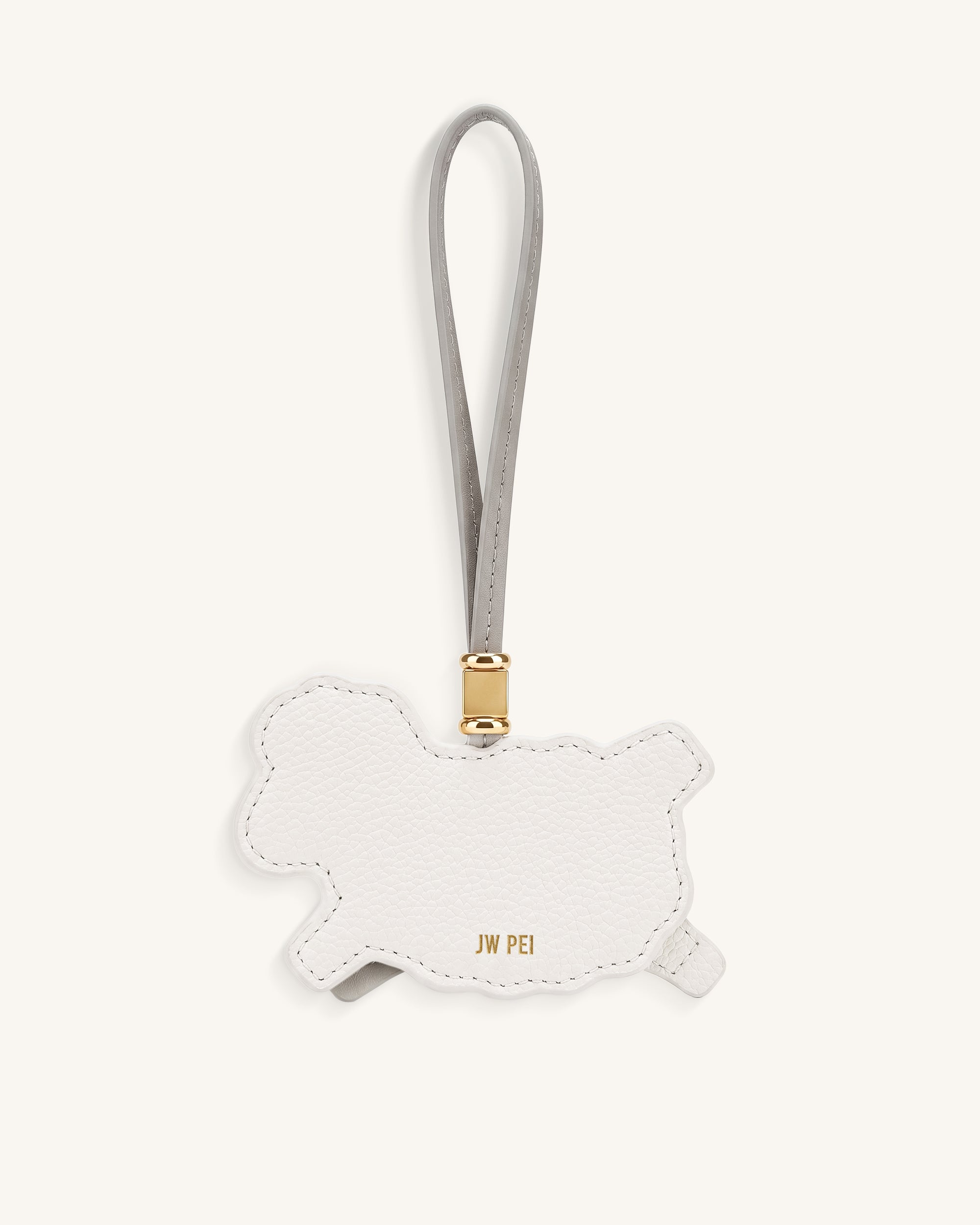 Little Sheep Bag Charm - White - Image 5