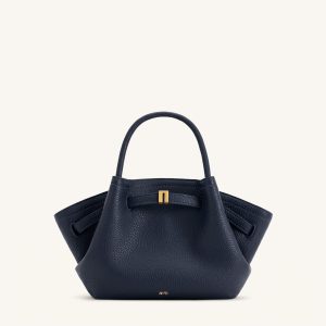 Hana Mini Tote Bag - Navy Blue