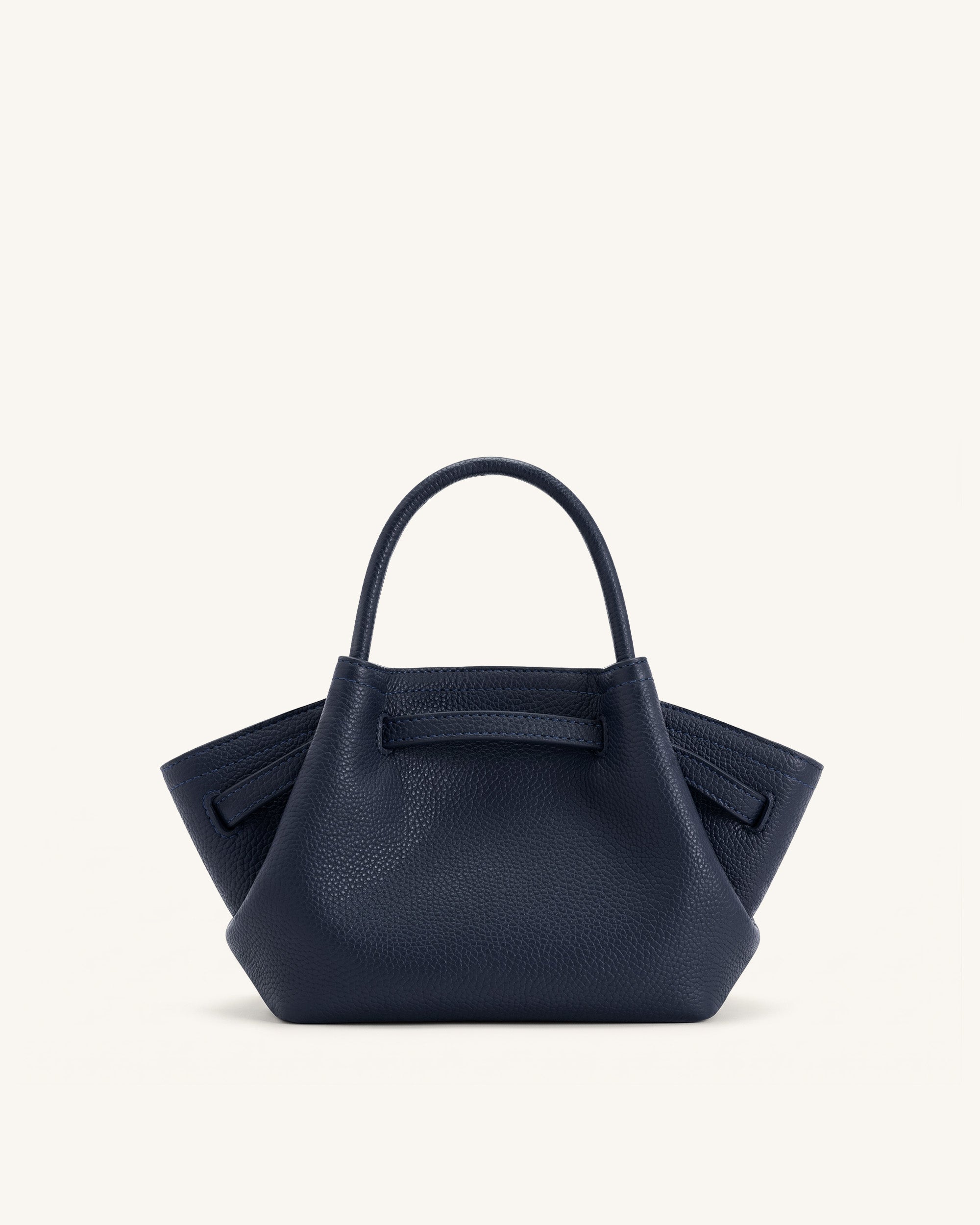 Hana Mini Tote Bag - Navy Blue - Image 3