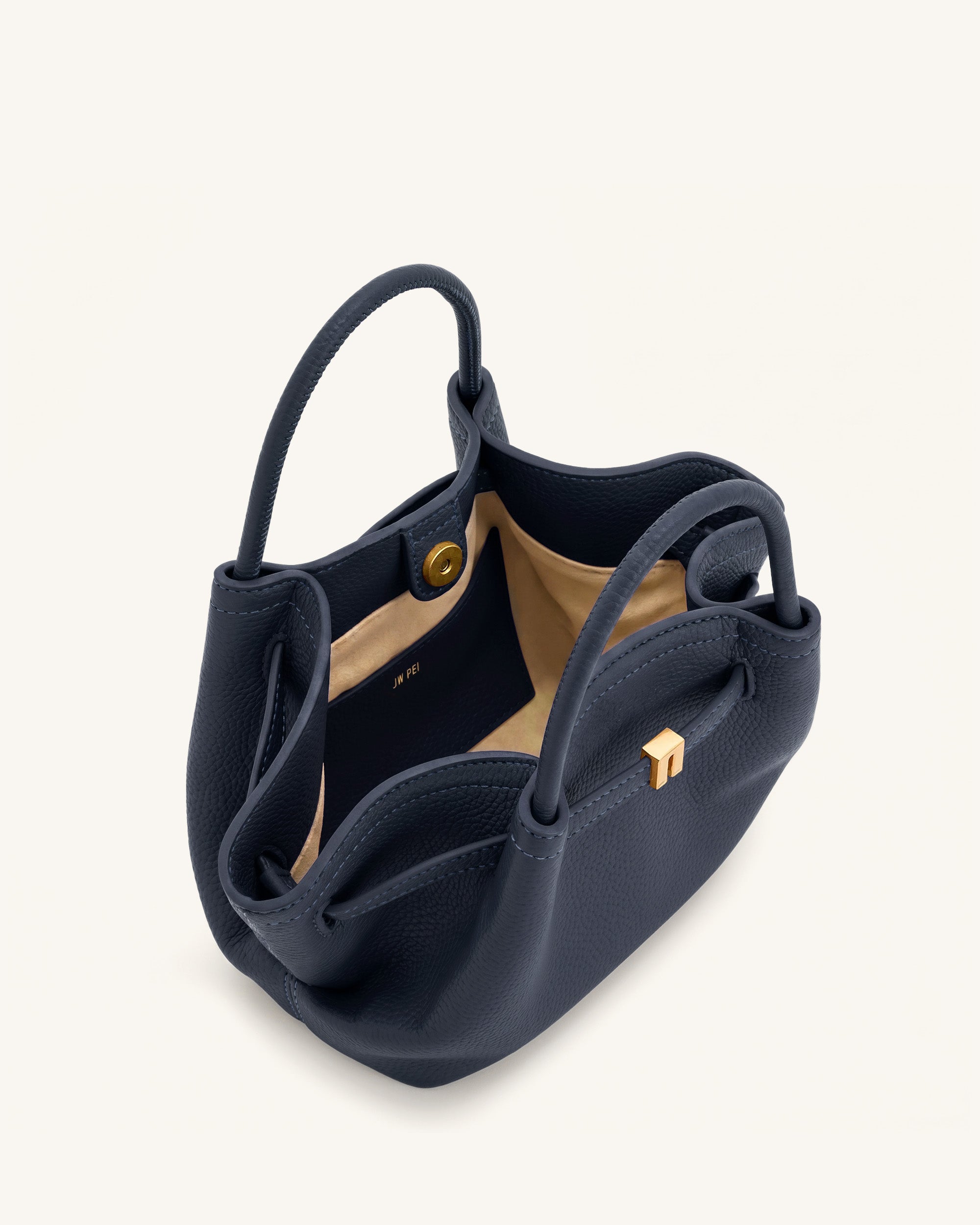 Hana Mini Tote Bag - Navy Blue - Image 4