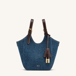 Ines Tote Bag - Blue Denim