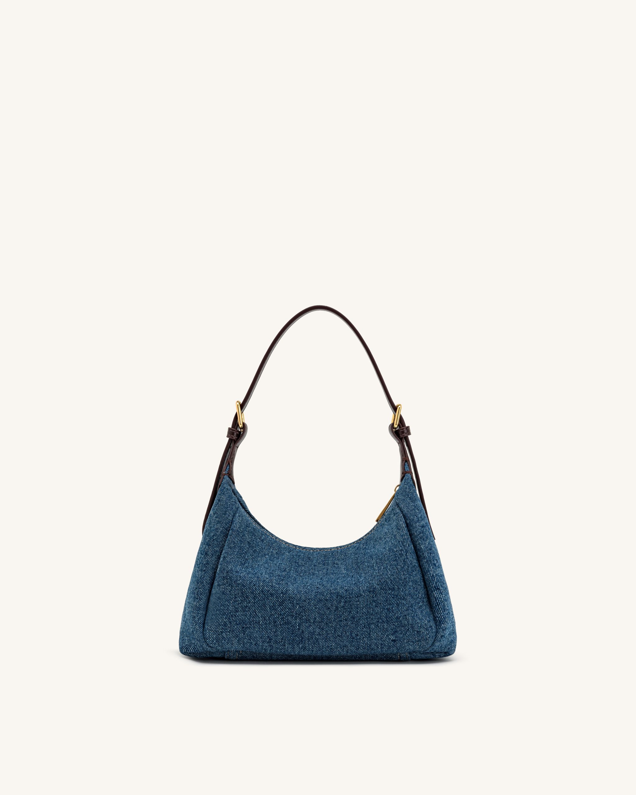 Velora Denim Shoulder Bag - Blue Denim - Image 4