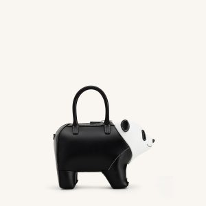 Adeline Panda Handbag - Black