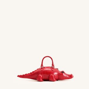Jayden Crocodile Novelty Handbag - Red