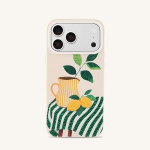 Lemon Pitcher Art Phone Case - Green