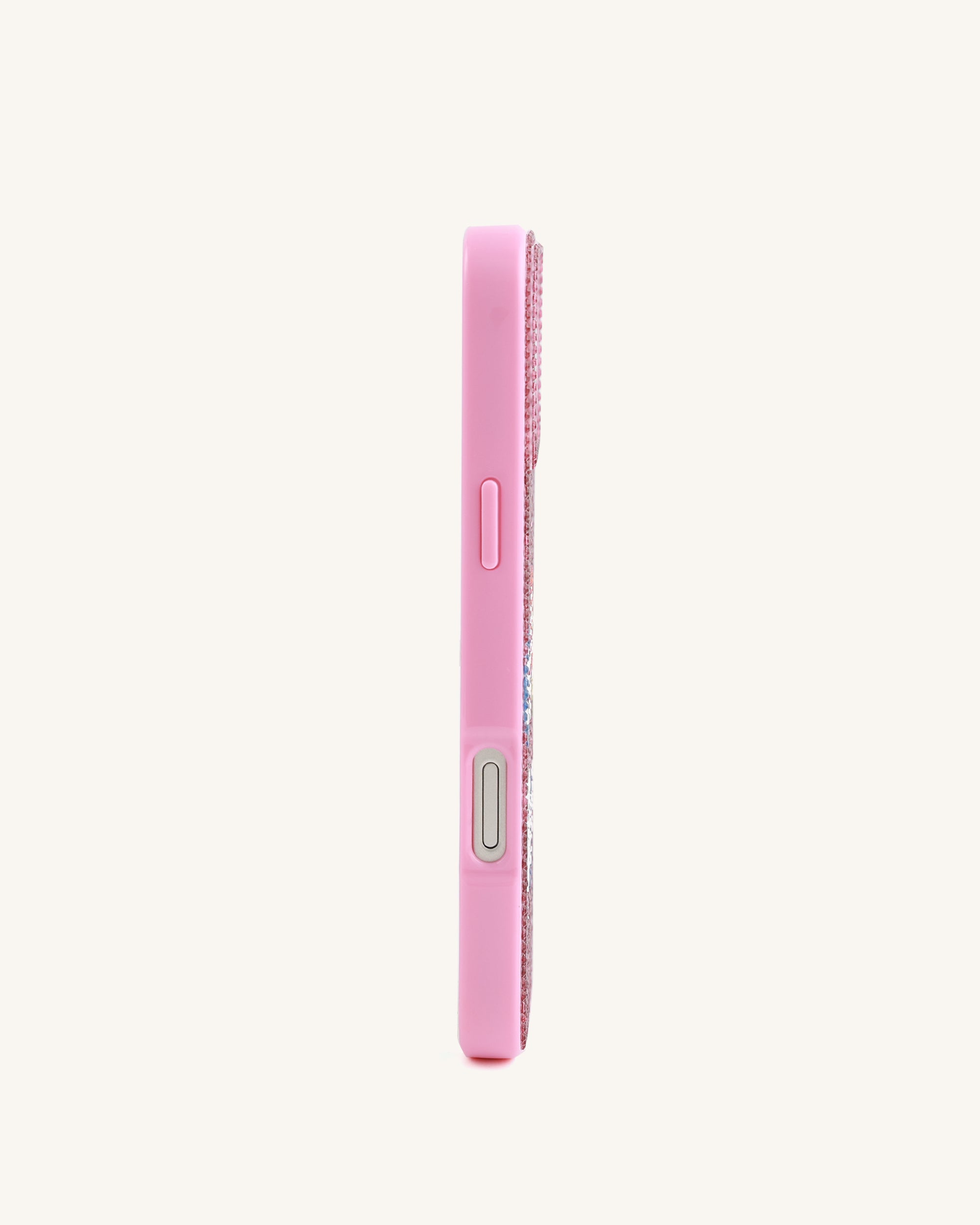 Lucky You Artificial Crystal Phone Case - Pink - Image 3