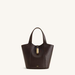 Bella Bucket Bag - Dark Brown