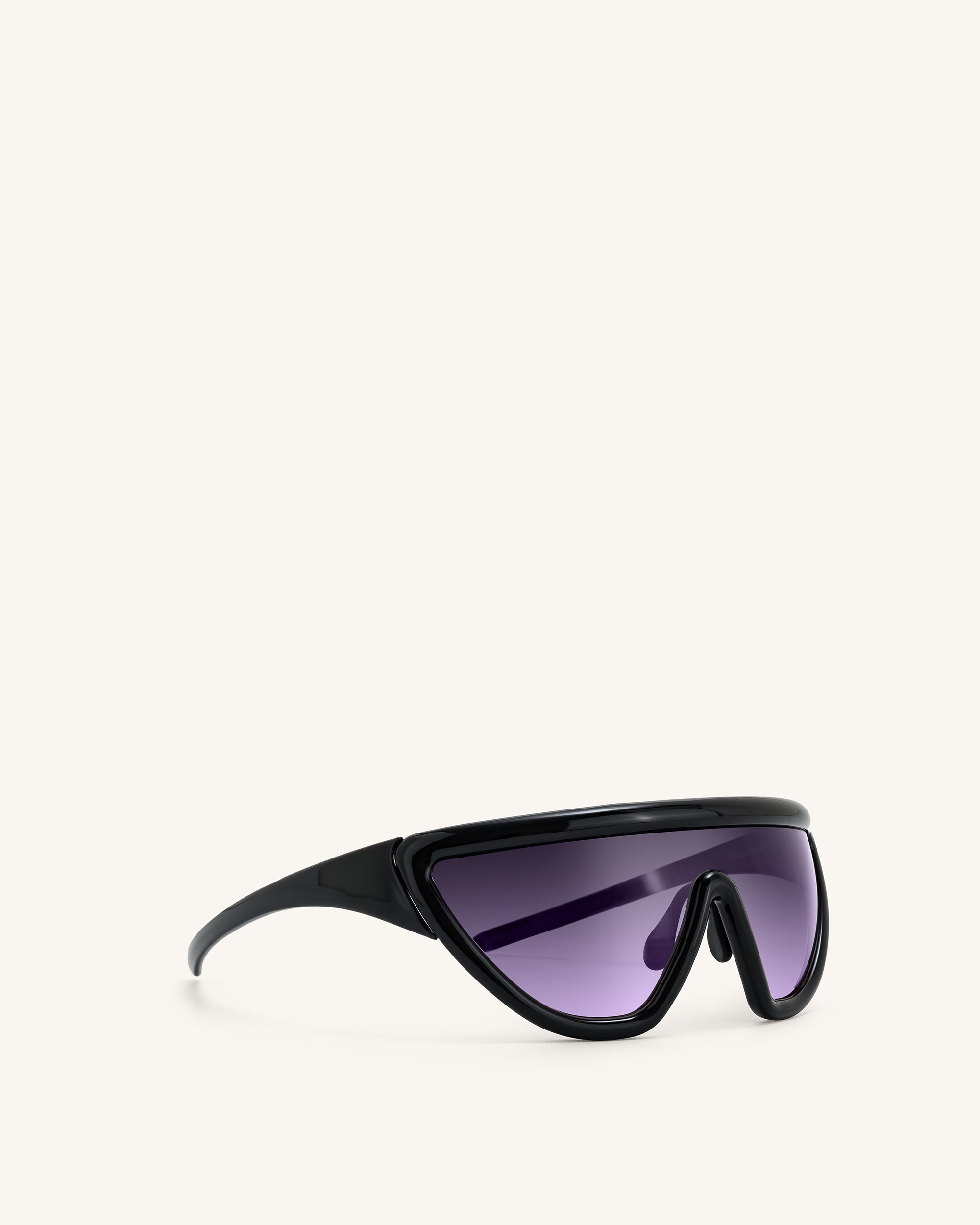 Angelica D Frame Sunglasses - Black - Image 2