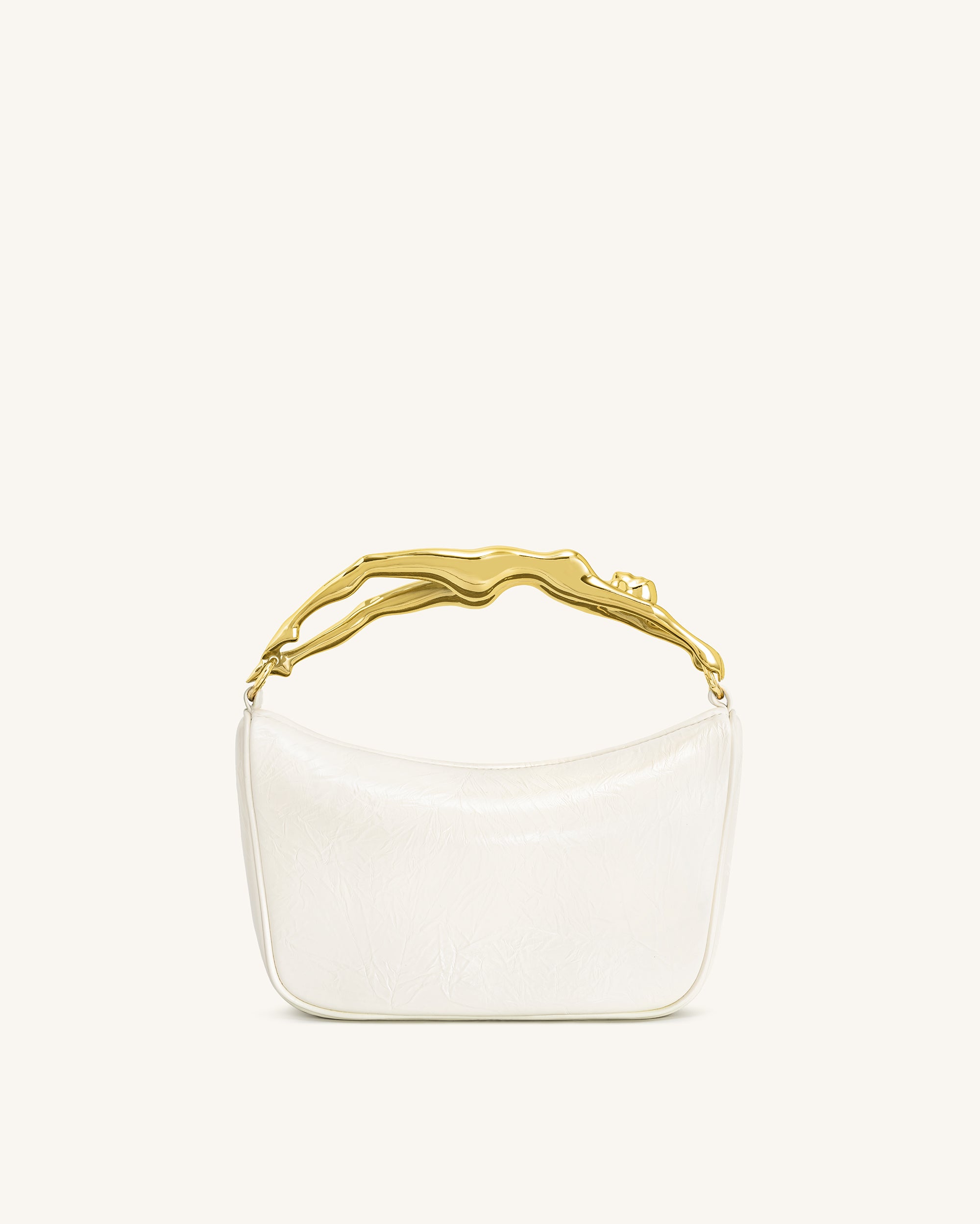 Jenny Human-shaped Handle Handbag - White - Image 4