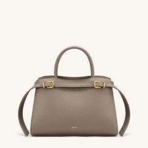 Ella Structured Tote - Taupe