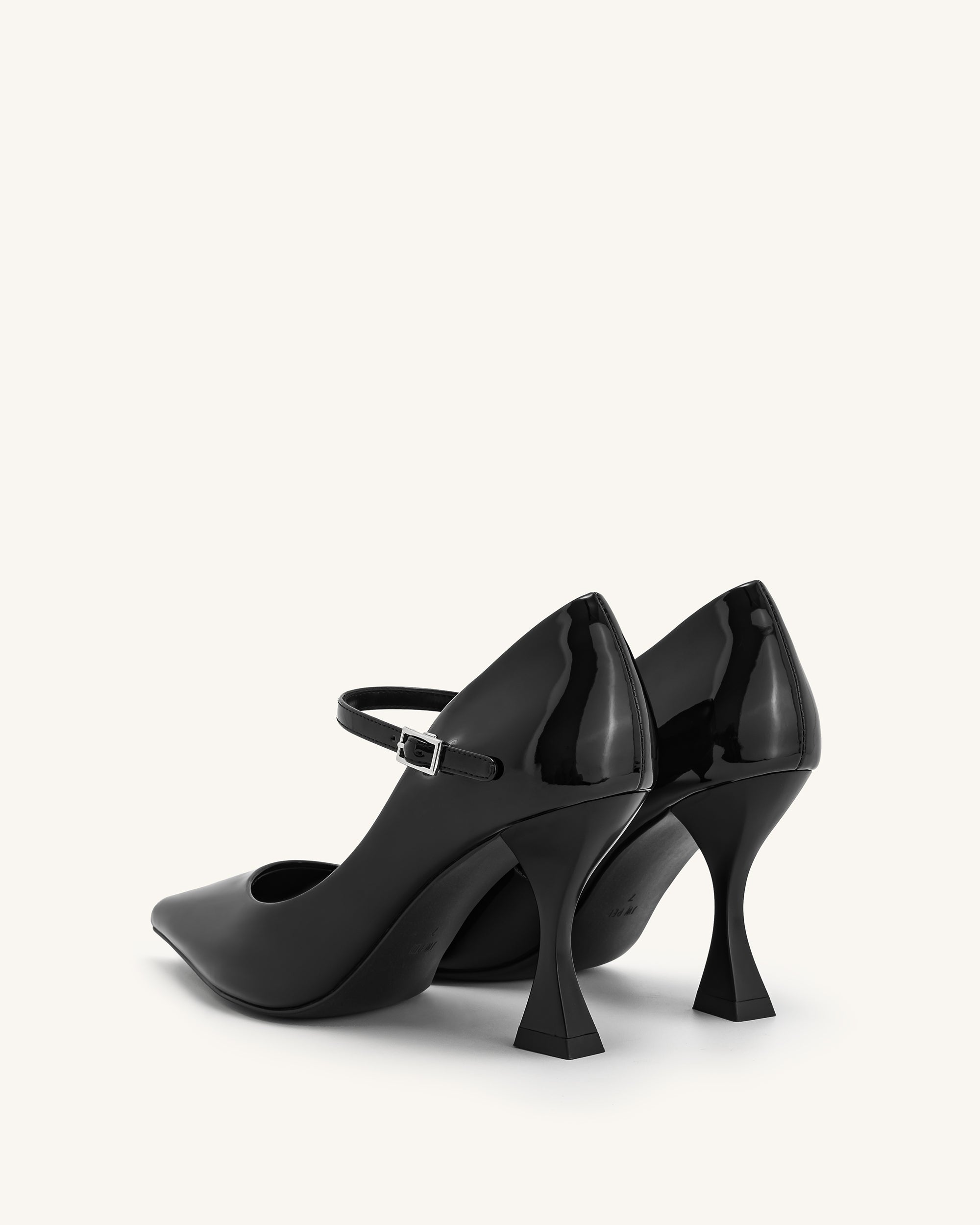Thalina Patent Leather Pumps - Black - Image 5