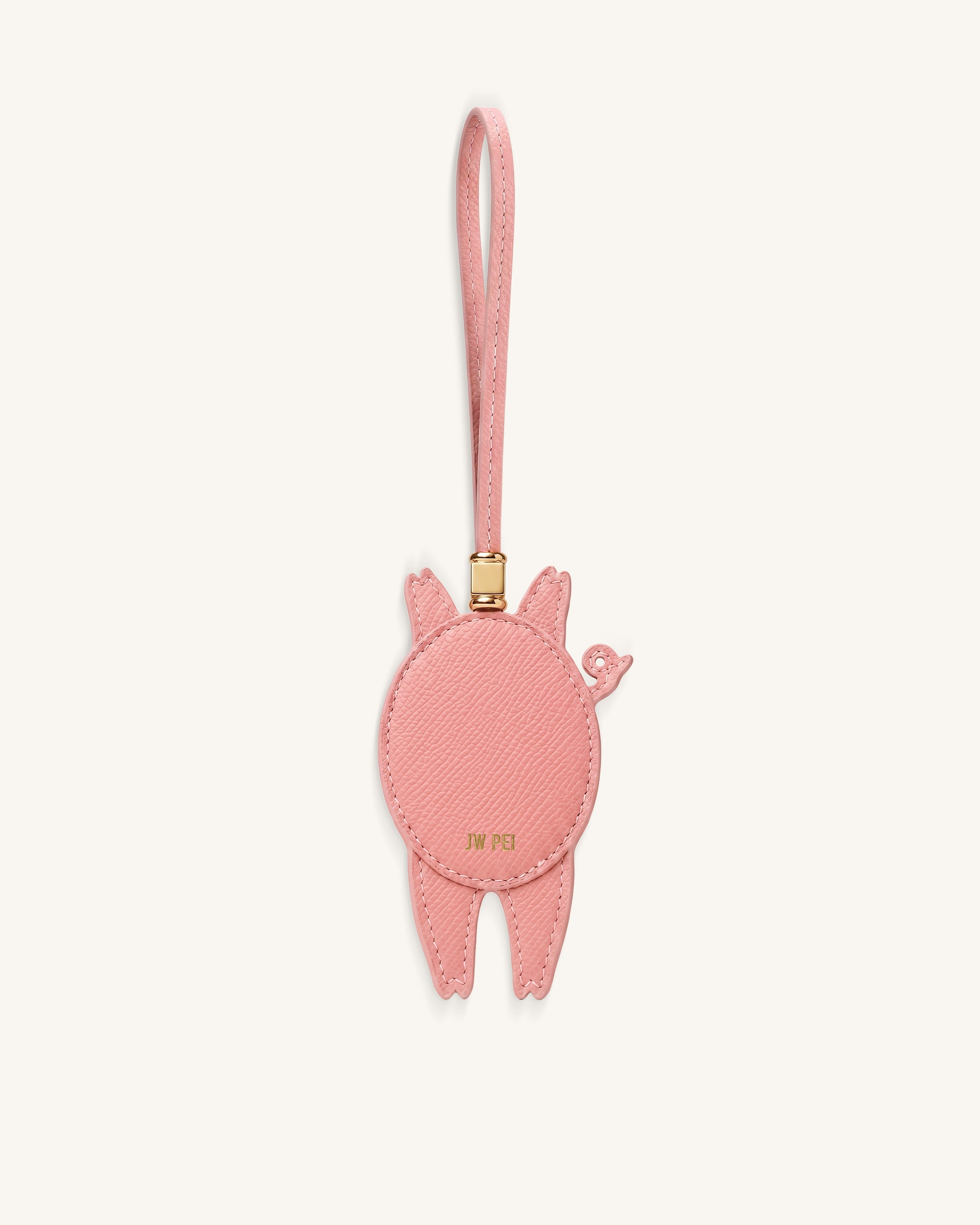 Playful Pig Bag Charm - Pink - Image 5