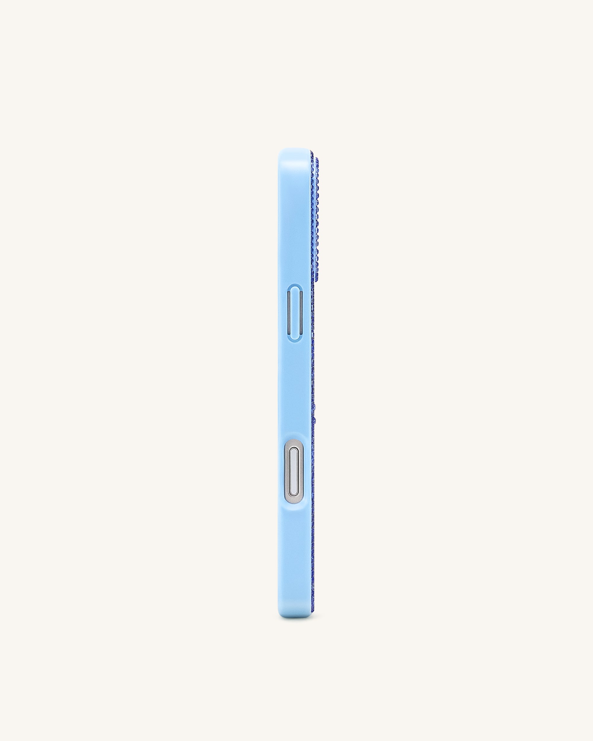 Holiday Wreath Bling Phone Case - Light Blue - Image 3