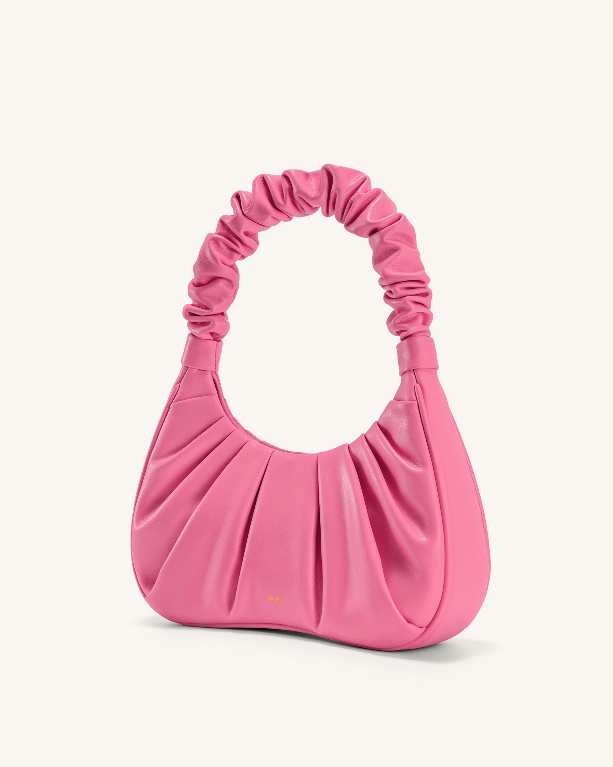 Gabbi Ruched Hobo Handbag - Pink - Image 2