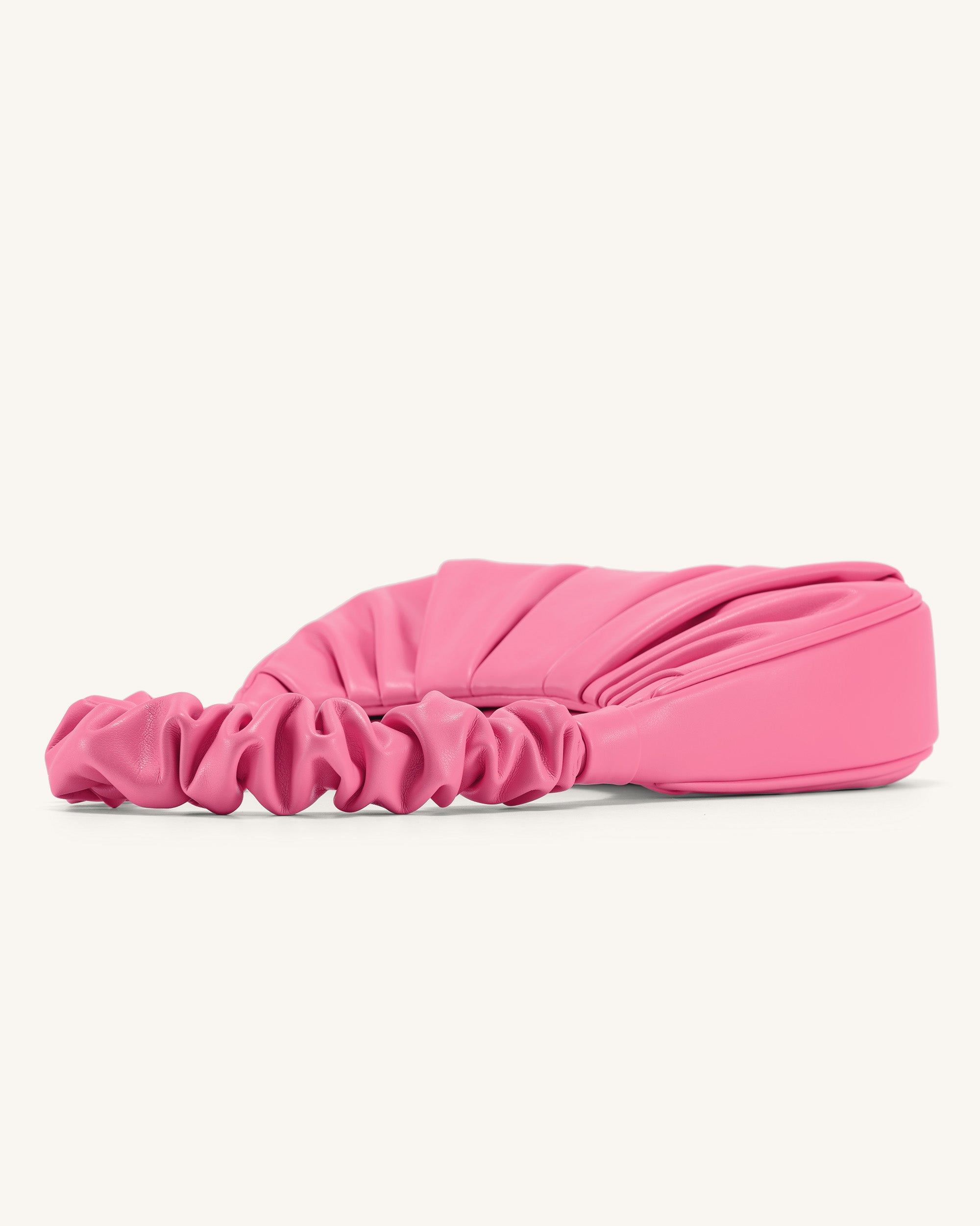 Gabbi Ruched Hobo Handbag - Pink - Image 3