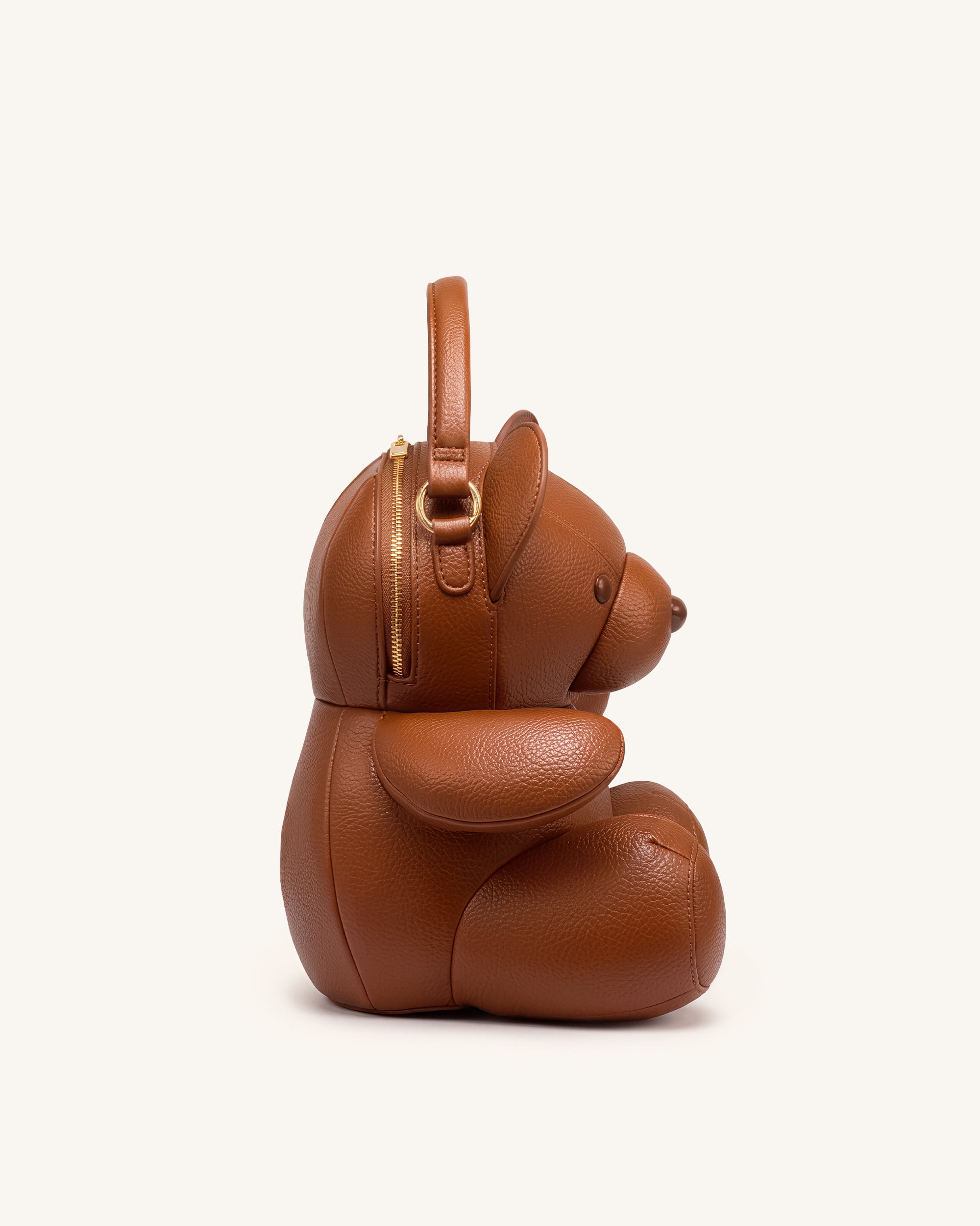 Teddy Bear Novelty Crossbody Bag - Brown - Image 3