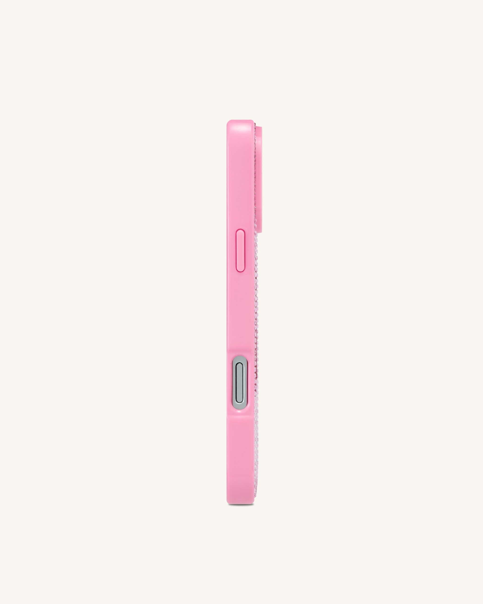 Rhinestone Angel Phone Case - Pink - Image 3