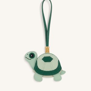 Little Turtle Bag Charm - Green