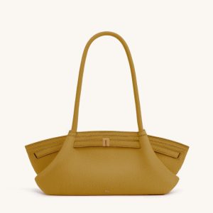 Hana Wide Tote Bag - Ginger Yellow