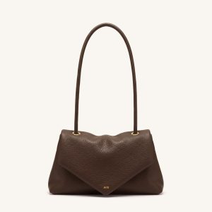 Maya Envelope Shoulder Bag - Brown