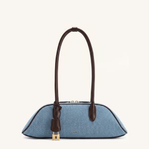 Zora Shoulder Bag - Light Blue Denim